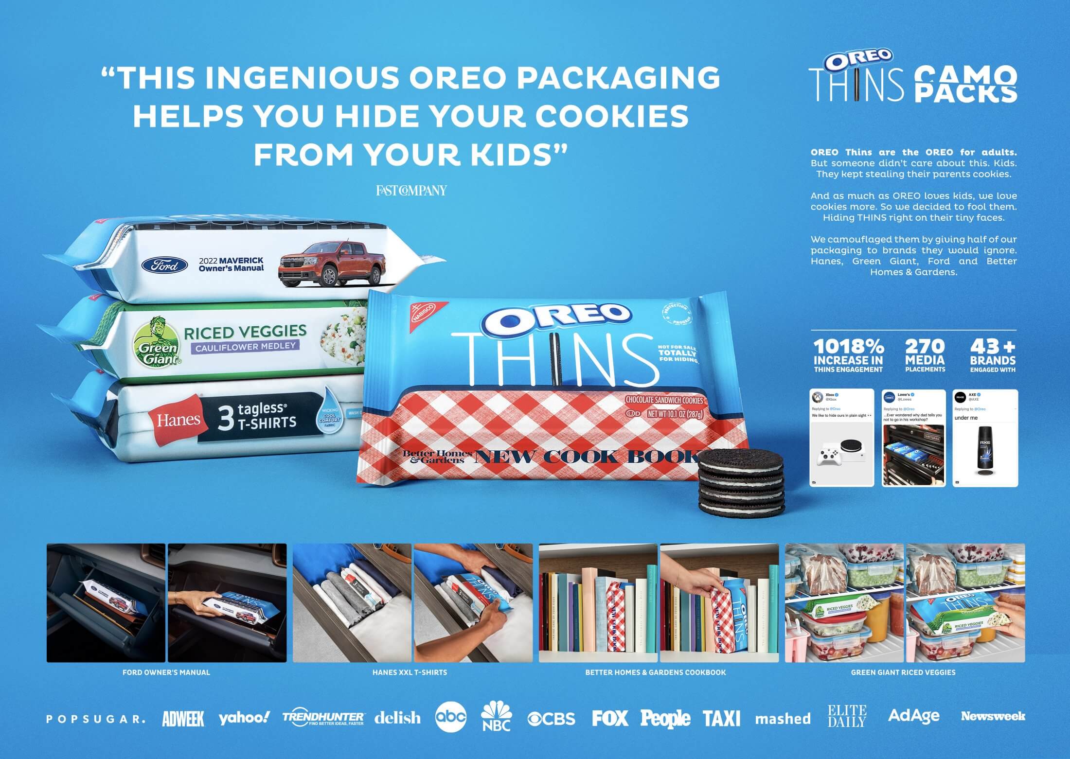 How Oreo redesigned their packaging to help out hungry parents